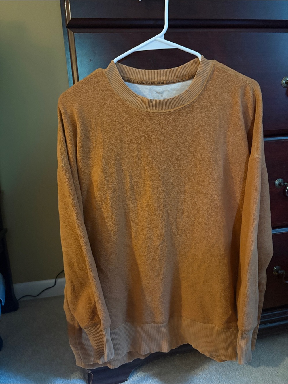 aerie Women's Crewneck Sweater - Camel Tan